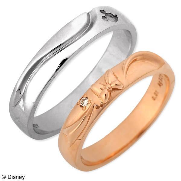 Disneyケース付き ペアリング ダイヤモンド シルバーSV950 9,15号 Disneyケース付き ペアリング ダイヤモンド シルバーSV950 9,15