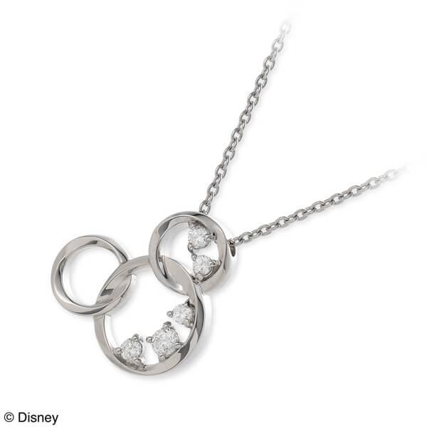 Disney（ディズニー） シルバー ネックレス 彼女 誕生日 ラッピング 