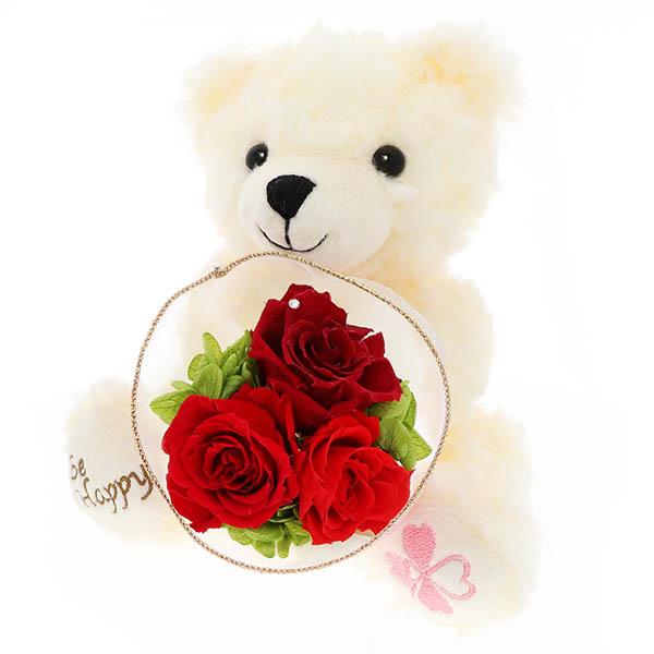 プリザーブドフラワー テディベア 彼女 誕生日 おしゃれ 記念日 メッセージカード 女性 お祝い Pf Y Teddy 12 ジェイウェルドットコム 通販 Yahoo ショッピング