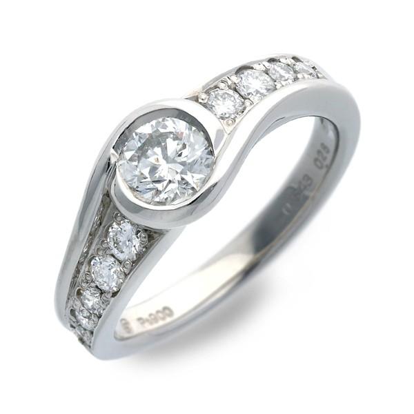 プラチナ リング 指輪 ダイヤモンド 彼女 ギフトラッピング 誕生日プレゼント 着後レビューで 送料無料 スイートテンダイヤモンド 記念日