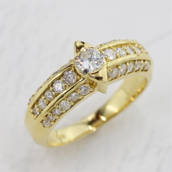 K18ダイヤモンド0.25ct／0.58ctリング 全国送料無料 diamond