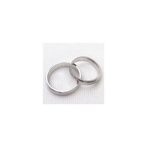 結婚指輪 プラチナ 段差デザイン 幅広 マリッジリング Pt900 ペアリング 2本セット :10083100-1:ジュエリーアイ - 通販