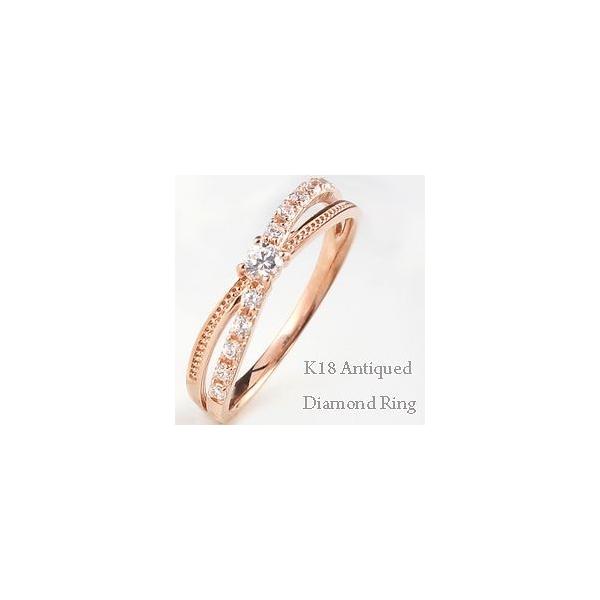 Jewelry i 指輪 レディース ピンキーリング ダイヤモンドリング