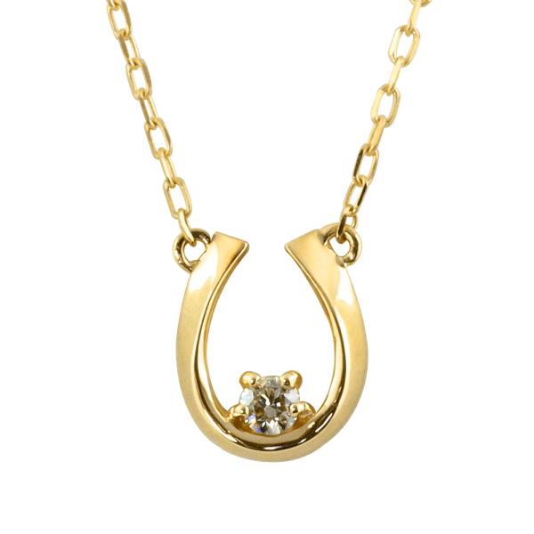 【新品】馬蹄 ネックレス　@B045-1 Jewelry i ネックレス レディース 馬蹄ネックレス ホースシュー