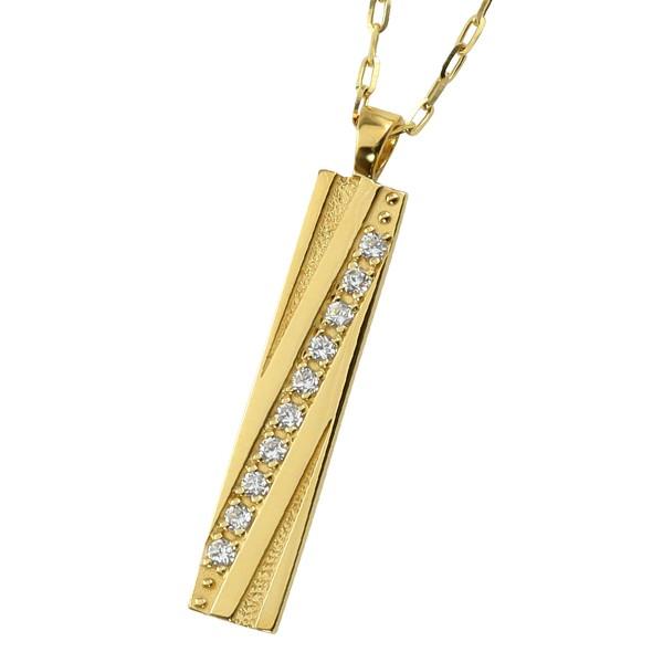 メンズネックレス ゴールド 18金 K18 プレート ダイヤモンド ペンダント アズキチェーン 50cm バレンタインデー プレゼント ギフト ジュエリーアイ 通販 Yahoo ショッピング