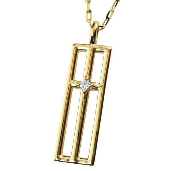 Jewelry i ネックレス レディース ゴールド クロスデザイン 天然 