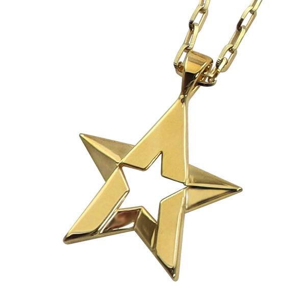 ネックレス　10K ジュエリー　星　STAR ゴールド Jewelry i（ジュエリーアイ） メンズネックレス ゴールド 10金 K10