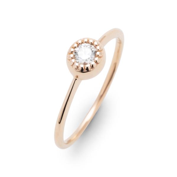 ★値下げ★ダイヤピンクゴールド指輪、5号！ 公式ストア】指輪 リング レディース ピンクゴールド K18PG