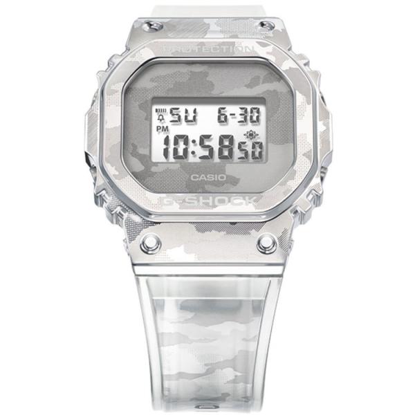 【カシオ正規販売店】[即日発送] CASIO G-SHOCK スケルトンカモフラージュ クリアシルバー SKELETON CAMOUFLAGE 国内正規品 新品 GM-5600SCM-1JF