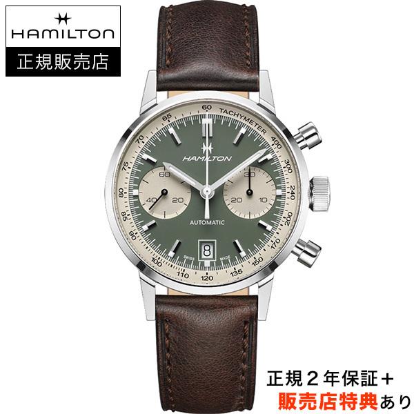 yn~gFz[][Iׂ5Nۏ] HAMILTON Cg}eBbN I[gNm O[ 40mm INTRAMATIC AUTO CHRONO KAi H38416560