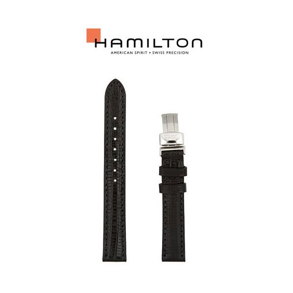 ハミルトン　HAMILTON　ベンチュラ レディ用　純正カーフストラップ　リザード型押し　13mm　VENTURA LADY　正規輸入品　H690242101（H600242101）