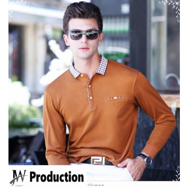 ポロシャツ 長袖 メンズ トップス ゴルフウェア ゴルフシャツ ファッション おしゃれ カジュアル 大きいサイズ 春夏秋冬 スポーツ トップス