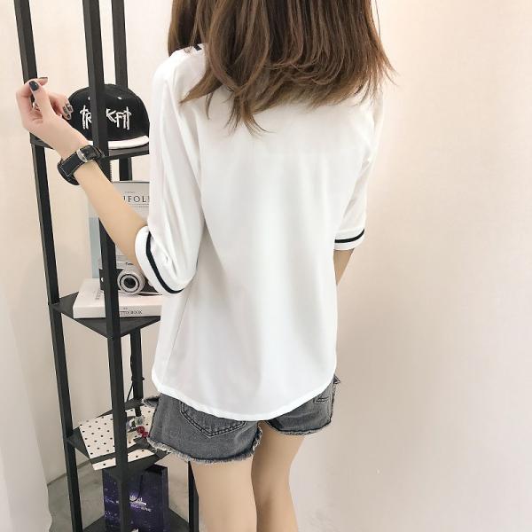 レディース Tシャツ 半袖 トップス 大きいサイズ ファッション トレンド おしゃれ 夏 コーデ シフォン シャツ 半袖シャツ スリム トレンド Lets11 Buyee Buyee Japanese Proxy Service Buy From Japan Bot Online