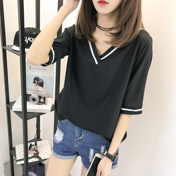 レディース Tシャツ 半袖 トップス 大きいサイズ ファッション トレンド おしゃれ 夏 コーデ シフォン シャツ 半袖シャツ スリム トレンド Lets11 Buyee Buyee Japanese Proxy Service Buy From Japan Bot Online