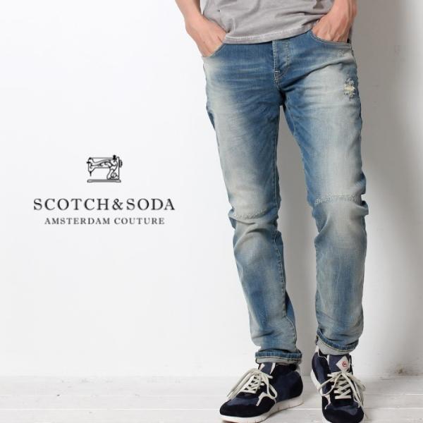 SCOTCH&SODA スコッチアンドソーダ スコッチ ラルストン Ralston ストレッチ ダメージ リペア デニムパンツ 282