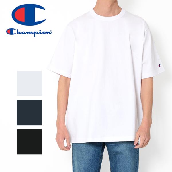 Champion チャンピオン T1011 ティーテンイレブン Tシャツ 半袖 メンズ C5-B301 丸首 USAコットン 綿100 ブランド 爆買 父の日