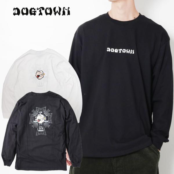 DOGTOWN ドッグタウン メンズ プリント ロンT 長袖 Tシャツ DOGTOWN ドッグタウン メンズ プリント ロンT 長袖 Tシャツ