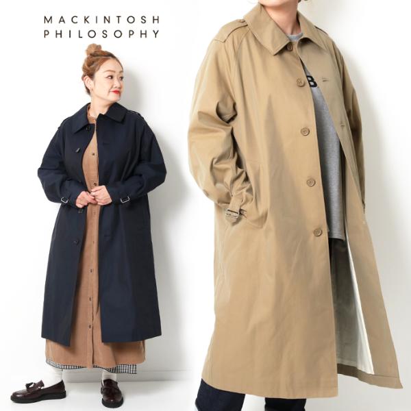 【美品】 マッキントッシュフィロソフィー ステンカラーコート クローリー jxt-style_r9a13-890