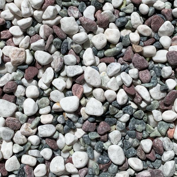 TAIKOH 美仙華五色砂利 5分 15-20mm 10kg 化粧砂利 ホワイト 白 レッド