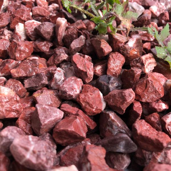 品名: 紅仙サイズ: 5分 (15~20mm)種類・材質: 大理石建築資材の用途: 床材｜ガーデニング｜庭｜庭石｜敷き砂利原産国/製造国: 中国