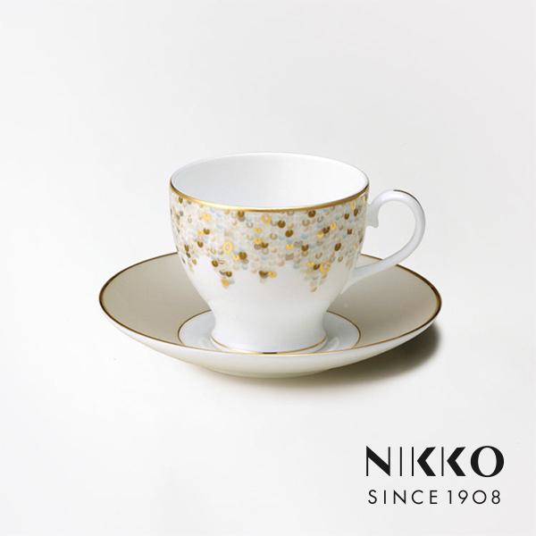 NIKKO（ニッコー） SPANGLES(スパングルス) 兼用碗皿 (240cc) 〈12471 