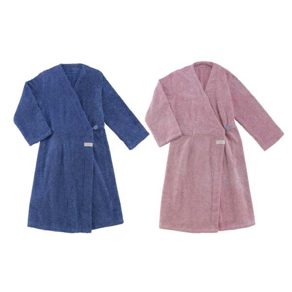 【包装なしを選択することで、資材の削減とごみの増加を防ぐことができ地球環境の保護と持続可能な社会の実現（SDGs）に貢献することになります。 】触り心地・使い心地・洗い心地、そのたびに変わらない心地いいひとときを。現品(ローブ)着丈約105...