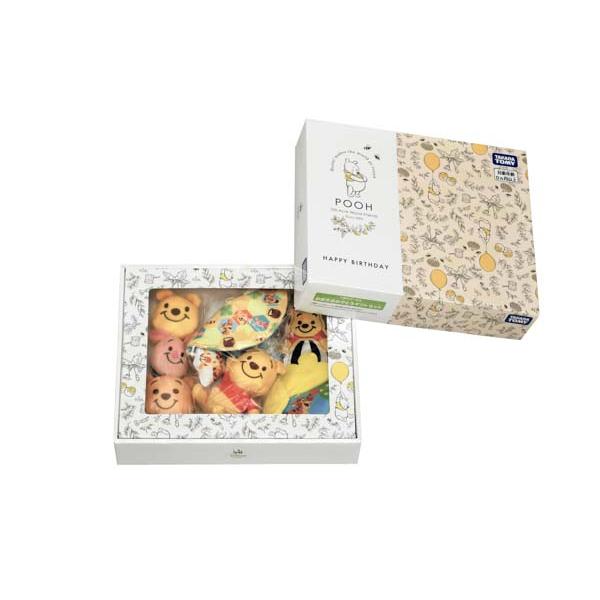 【包装なしを選択することで、資材の削減とごみの増加を防ぐことができ地球環境の保護と持続可能な社会の実現（SDGs）に貢献することになります。 】お誕生のギフトに喜ばれる、プーさんのベビートイが詰まったセット☆0ヵ月から使えて、成長に合わせて...