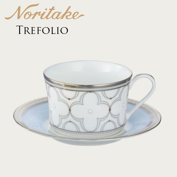 ノリタケ トレフォリオプラチナ カップ＆ソーサー 〈4957L/T93686