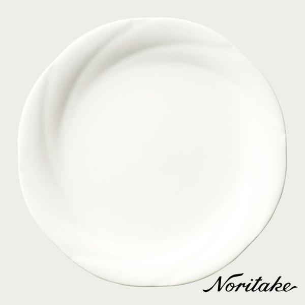 アンサンブルホワイト 26.5cmプレート ノリタケ Noritake 〈9640L/59320A〉 白い食器 単品 オープンストック 皿 化粧箱なし