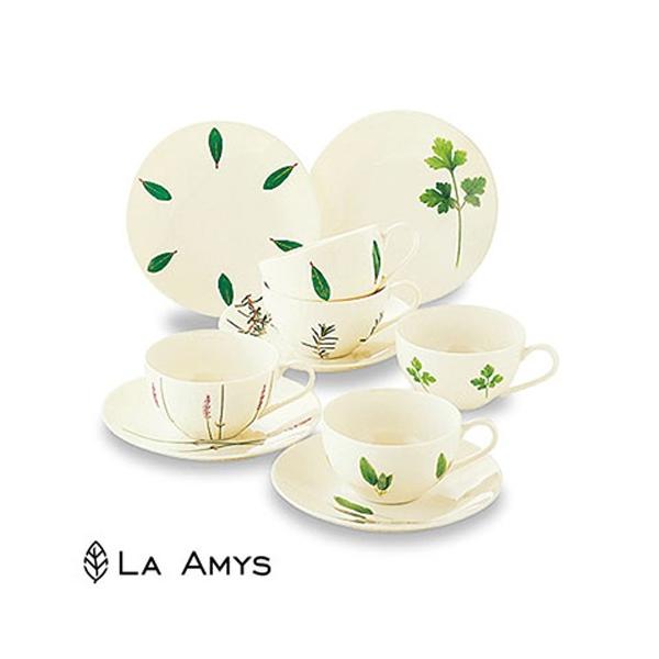 未使用パスタ皿　LAAMYS ラ エミーズ ラベンダー・パセリ・ローリエ 未使用パスタ皿 LAAMYS ラ エミーズ ラベンダー・パセリ・ローリエ