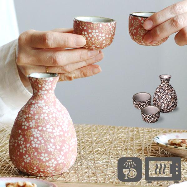 清風 花ちらし 酒器揃 徳利 盃 化粧箱(トムソン箱) お祝い プレゼント