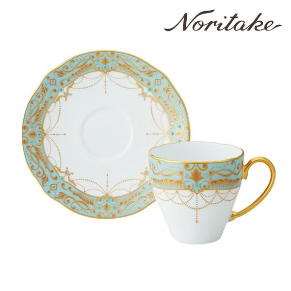 ノリタケ オマージュ コレクション コーヒー カップ＆ソーサー （藍白