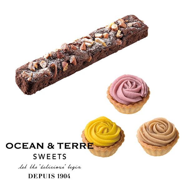 OCEAN＆TERRE アーモンドショコラ＆フラワーモンブラン 〈AS072〉 オーシャンテールスイーツ チョコレート 菓子