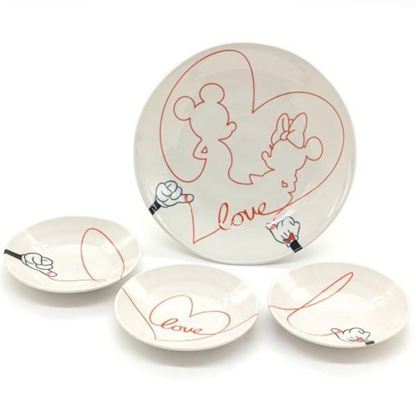 tosaka.love‼︎ ゆめタウン　ディズニー食器セット 三郷陶器 当日出荷 取り分けセット ラブイズ 〈3307-04〉 ディズニー