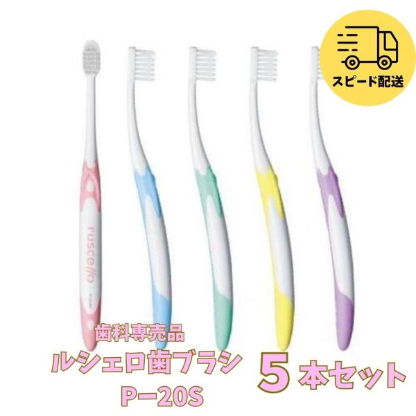 GC ジーシー ルシェロ ピセラ P-20S ふつう 5本セット 歯科専売 歯ブラシ