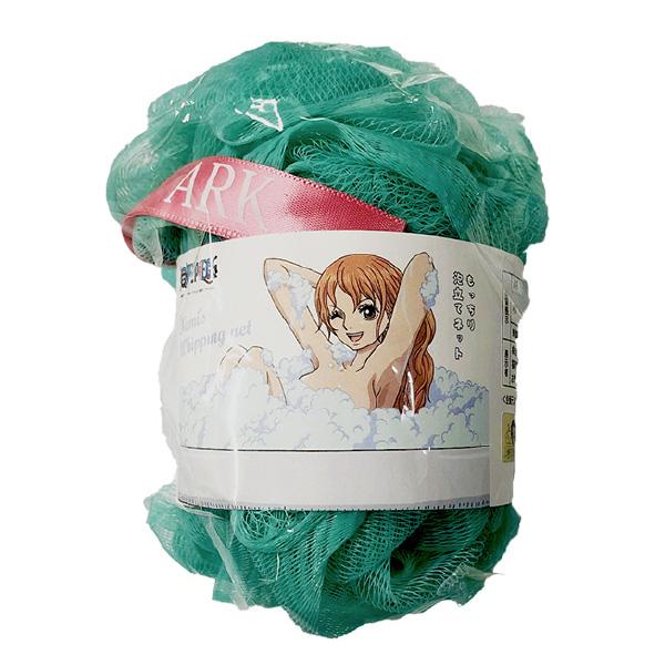 ワンピース ナミ 泡立てネット ボディウォッシュネット バスグッズ お風呂用品 洗顔ネット ボディスポンジ キャラクター グッズ 正規 アニメ プレゼント ギフト