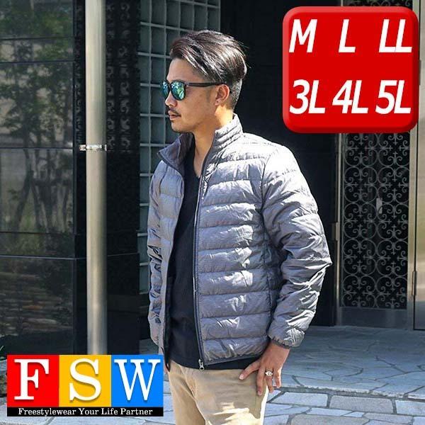 ダウンジャケット メンズ ライトダウン 軽量 大きいサイズ メンズ 安い M L Ll 3l 4l 5l 薄手 防寒 アウター ブルゾン 秋冬 送料無料 9504 M2international 通販 Yahoo ショッピング