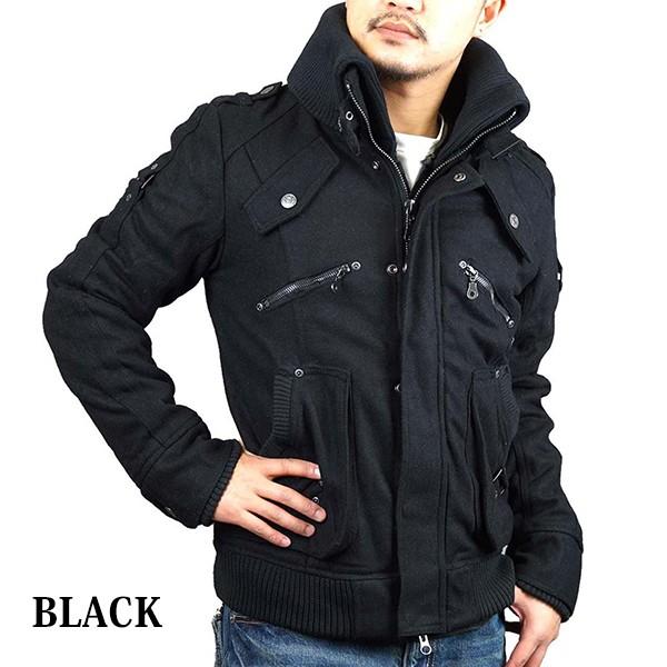 ジャケット メンズ 中綿 ドンキー衿 ミリタリージャケット 白 黒 In The Attic インジアテック 1441157 400234 M2international 通販 Yahoo ショッピング