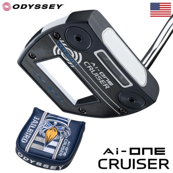 オデッセイ AI-ONE CRUISER JAILBIRD パター メンズ 右用 Ai-ONE Cruiser Steel 38インチ ODYSSEY 2024年モデル USA直輸入品