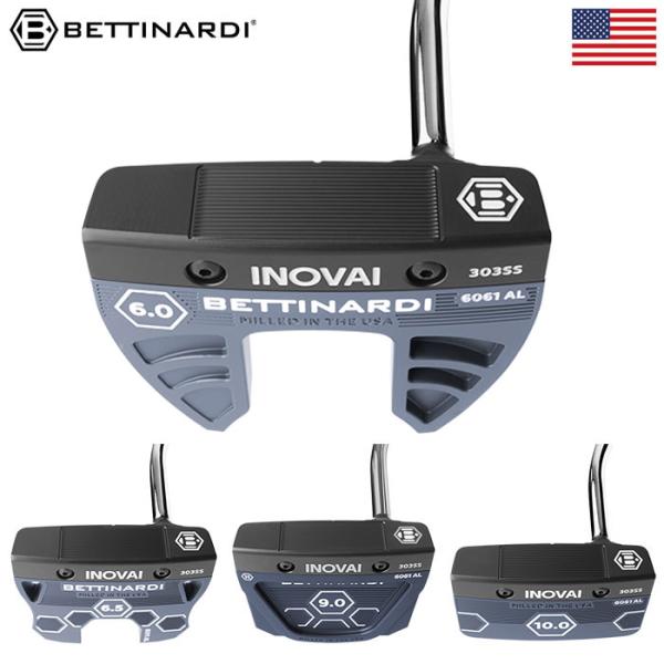 ベティナルディ 2024 INOVAI SPUD 6.0/6.5/9.0/10.0 パター メンズ 右用 ラムキン SINKTM FIT スタンダードブラック BETTINARDI USA直輸入品 並行輸入品