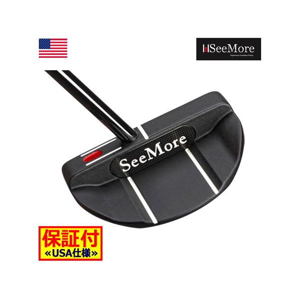 シーモア SeeMore Si5 BLACK MALLET パター [ゴルフプライド製ラバーグリップ装着](USA直輸入品)