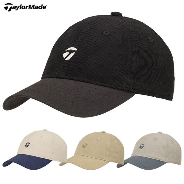 テーラーメイド TO168 コーデュロイキャップ メンズ レディース 帽子 TaylorMade 2026秋冬モデル 日本正規品
