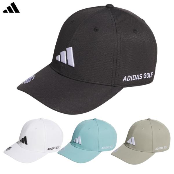 アスレチックなツアースタイルデザイン。サイドにADIDAS GOLFロゴとTOURロゴをデザイン。ドライで爽やかな感覚を維持してくれるAEROREADYスウェットバンドを備え、シーズンを通して活躍するアイテム。品番：KUH26素材：ポリエス...