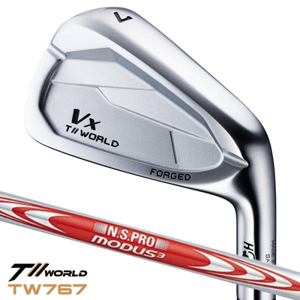 本間ゴルフ T//WORLD TW Vx アイアン 5本セット(#6-9,PW) メンズ 右用 N.S.PRO MODUS3 TOUR 105 スチールシャフト HONMA 2024年モデル 日本正規品 TW767