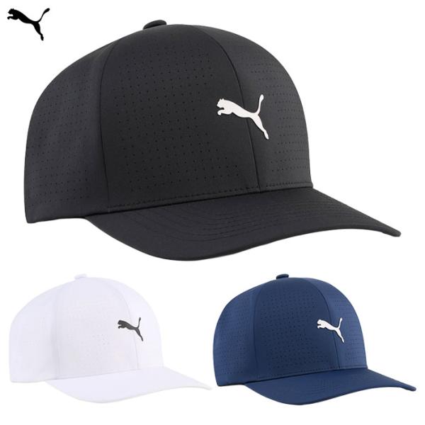 PUMA プーマ キャットテック スナップバック ゴルフキャップ メンズ ゴルフ 027558 帽子 ヘッドウェア 2026秋冬モデル PUMA 日本正規品