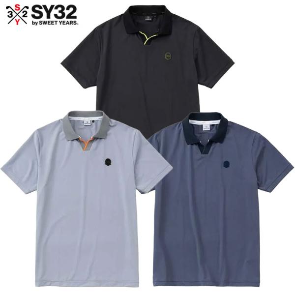 SY32 GOLF シャツ FRASH SKIPPER POLO メンズ 半袖 SYG-26S1-30 ゴルフウェア 日本正規品 2026春夏モデル