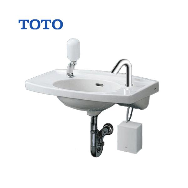 TOTO 壁掛洗面器 水石けん入れ付き アクアオート 自動水栓(発電タイプ