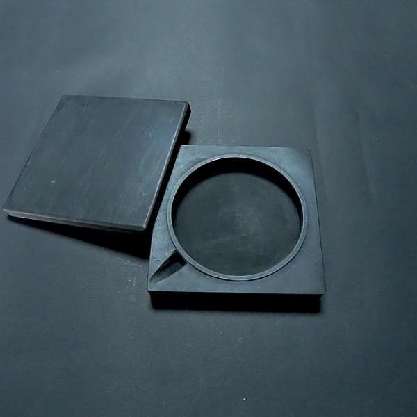 長硯蓋 在庫限り40%OFF】書道硯 細羅紋硯 正方3吋｜書道 書道硯 蓋付き 墨池