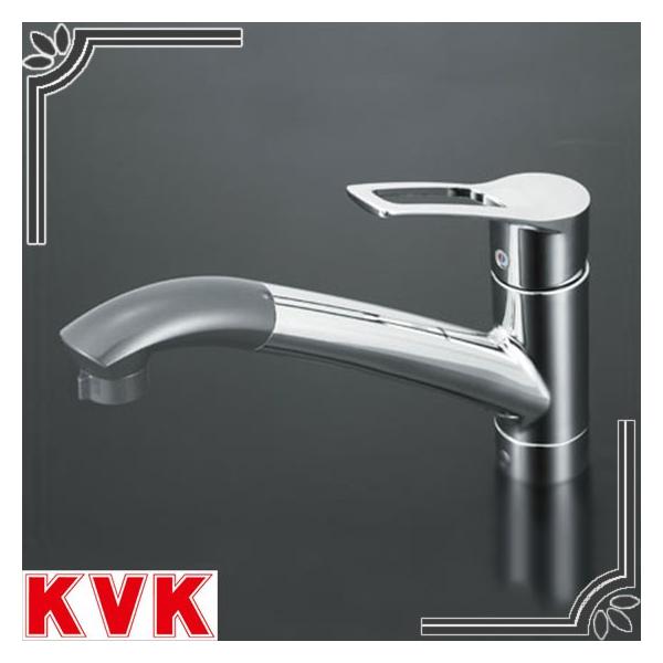 KVK 流し台用シングルレバー式シャワー付混合栓 KM5031J (水栓