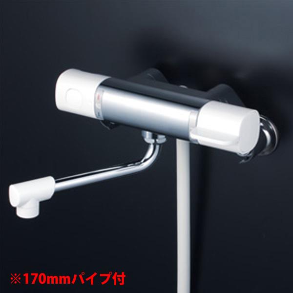 KVK サーモスタット式シャワー 170mmパイプ付 FTB100K (水栓金具 KVK サーモスタット式シャワー 170mmパイプ付 FTB100K (水栓金具